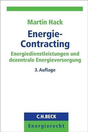Seller image for Energie-Contracting for sale by BuchWeltWeit Ludwig Meier e.K.
