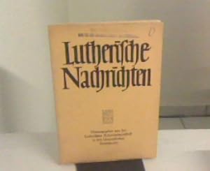 Bild des Verkufers fr Lutherische Nachrichten 3. Jahrg., Nr. 16., 15. Sept. 1954 zum Verkauf von Zellibooks. Zentrallager Delbrck