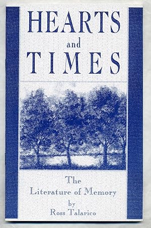 Bild des Verkufers fr Hearts and Times: The Literature of Memory zum Verkauf von Between the Covers-Rare Books, Inc. ABAA