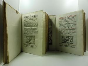 Biblia sacra vulgatae editionis sixti V & Clementis VIII Pontif. Max. auctoritate recognita versi...