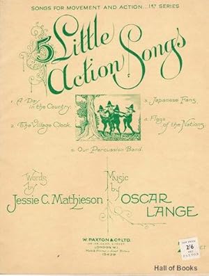 Image du vendeur pour 5 Little Action Songs mis en vente par Hall of Books
