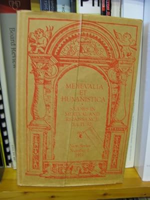 Bild des Verkufers fr Medievalia et Humanistica: Studies in Medieval & Renaissance Culture: New Series: Number 2: Medieval and Renaissance Studies in Review zum Verkauf von PsychoBabel & Skoob Books