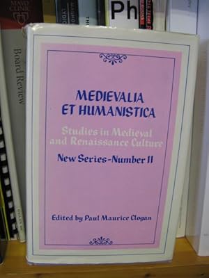 Seller image for Medievalia et Humanistica: Studies in Medieval & Renaissance Culture: New Series: Number 11 for sale by PsychoBabel & Skoob Books