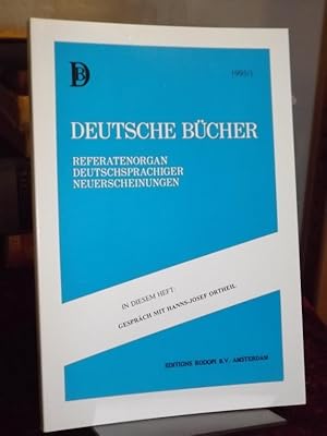 Bild des Verkufers fr Deutsche Bcher. XXV/1995/1. Gesprch mit Hanns-Josef Ortheil. Referatenorgan germanistischer, belletristischer und deutschkundlicher [deutschsprachiger] Neuerscheinungen (vorm. Het Duitse Boek). zum Verkauf von Altstadt-Antiquariat Nowicki-Hecht UG