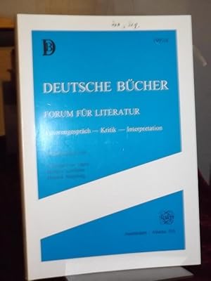 Bild des Verkufers fr Deutsche Bcher. XXVII/1997/4. Forum fr Literatur. Autorengesprch - Kritik - Interpretation. zum Verkauf von Altstadt-Antiquariat Nowicki-Hecht UG