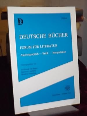 Bild des Verkufers fr Deutsche Bcher. XXIX/1999/4. Forum fr Literatur. Autorengesprch - Kritik - Interpretation. zum Verkauf von Antiquariat Hecht