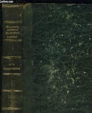 Bild des Verkufers fr DROIT CIVIL EXPLIQUE- PRIVILEGES ET HYPOTHEQUES- COMMENTAIRE DE LA LOI DU 23 MARS 1855 SUR LA TRANSCRIPTION EN MATIERE HYPOTHECAIRE zum Verkauf von Le-Livre