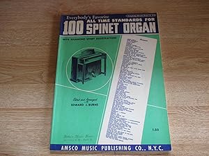 Image du vendeur pour 100 All Time Standards for Spinet Organ with Hammond Spinet Registrations mis en vente par Stillwaters Environmental Ctr of the Great Peninsula Conservancy