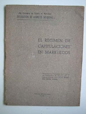 EL REGIMEN DE CAPITULACIONES EN MARRUECOS