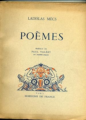 Bild des Verkufers fr POMES. Prface de Paul Valery. Traductions de Lopold Molnos,Mathilde Poms,Aurlien Sauvageot,Raymond Schwab;Guy-Emile Tosi. Portrait de l'auteur grav par Andr Szkely De Doba. zum Verkauf von Librairie CLERC