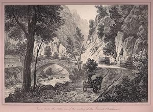 Bild des Verkufers fr View near the entrance of the valley of the Grande Chartreuse. zum Verkauf von Ludwig Rosenthal's Antiquariaat