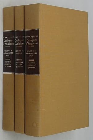 Peter Decker's Catalogues of Americana, In Three Volumes Including Index