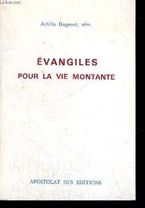 Bild des Verkufers fr EVANGILES POUR LA VIE MONTANTE zum Verkauf von Le-Livre