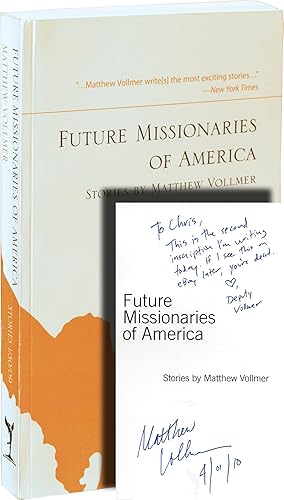 Imagen del vendedor de Future Missionaries of America (Uncorrected Proof, signed) a la venta por Royal Books, Inc., ABAA