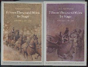 Seller image for Fifteen thousand miles by stage. 2 Bnde. for sale by Antiquariat  Jrgen Fetzer