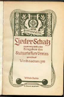 Seller image for Lieder-Schatz. for sale by Antiquariat  Jrgen Fetzer