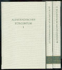 Seller image for Altstdtisches Brgertum. for sale by Antiquariat  Jrgen Fetzer