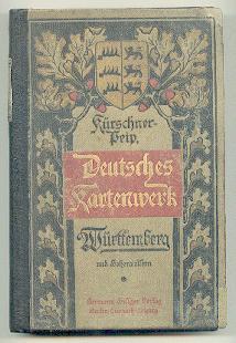 Atlas von Württemberg und Hohenzollern.