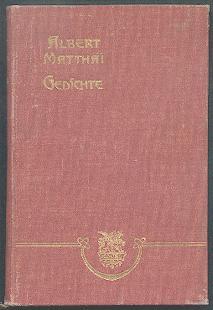 Seller image for Gedichte. for sale by Antiquariat  Jrgen Fetzer