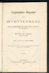 Geognostischer Wegweiser durch Württemberg.