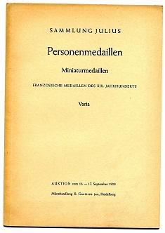 Personenmedaillen, Miniaturmedaillen, Französische Medaillen des XIX Jahrhunderts.