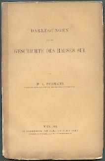Seller image for Darlegungen aus der Geschichte des Hauses Sui. for sale by Antiquariat  Jrgen Fetzer