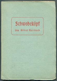 Seller image for Schwobakpf. for sale by Antiquariat  Jrgen Fetzer