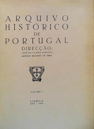 Imagen del vendedor de ARQUIVO HISTRICO DE PORTUGAL. a la venta por Livraria Castro e Silva