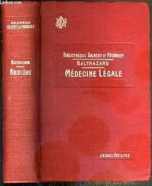 Imagen del vendedor de PRECIS DE MEDECINE LEGALE / BIBLIOTHEQUE DU DOCTORAT EN MEDECINE a la venta por Le-Livre