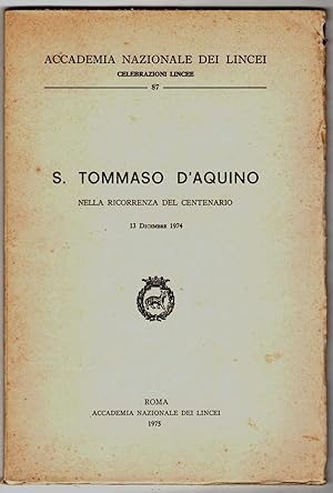 S. Tommaso d'Aquino nella ricorrenza del centenario, 13 dicembre 1974.