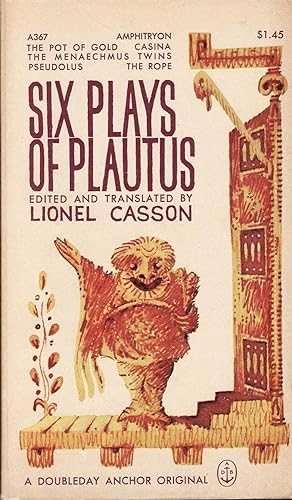 Seller image for Six Plays of Plautus for sale by The Book Collector, Inc. ABAA, ILAB