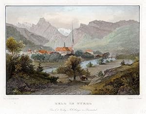 Seller image for Zell in Tyrol. Druck & Verlag v. G. G. Lange in Darmstadt. for sale by Antiquariat Gallus / Dr. P. Adelsberger