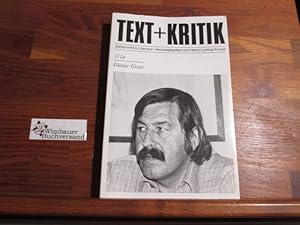 Bild des Verkufers fr Gnter Grass Text + Kritik ; H. 1/1a zum Verkauf von Antiquariat im Kaiserviertel | Wimbauer Buchversand