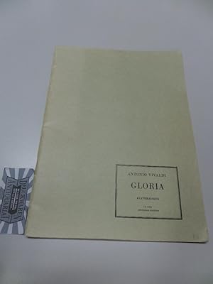 Bild des Verkufers fr Gloria : For Solo Voices, Mixed Chorus and Orchestra (Authentic unabridged edition). Vocal Score. UE 14504. Latin text with English adaption by Humphrey Proctor-Gregg. zum Verkauf von Druckwaren Antiquariat