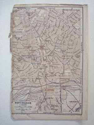 Seller image for Nottingham Town Plan, Baedeker's Guide to Great Britain for sale by Maynard & Bradley
