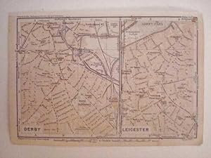 Seller image for Derby & Leicester Town Plans, Baedeker's Guide to Great Britain for sale by Maynard & Bradley