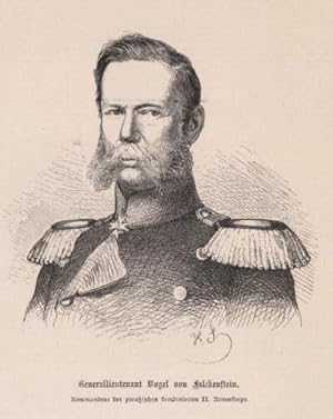 Preußischer General, als Generalleutnant Kommandeur des preußischen kombinierten II. Armeekork1 i...
