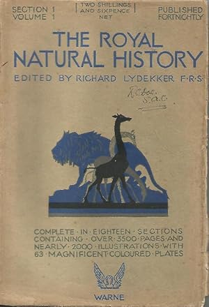 Seller image for The Royal Natural History. Limited edition for subscribers. 6 vols. complete in 18 sections for sale by Cameron House Books