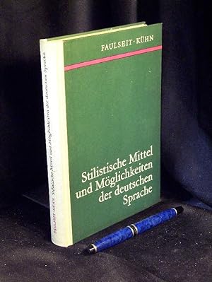 Bild des Verkufers fr Stilistische Mittel und Mglichkeiten der deutschen Sprache - zum Verkauf von Erlbachbuch Antiquariat
