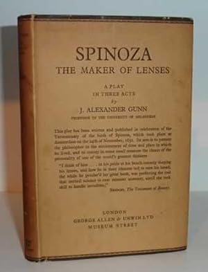 Imagen del vendedor de Spinoza: The Maker of Lenses (A Play in Three Acts) a la venta por Alanjo Books