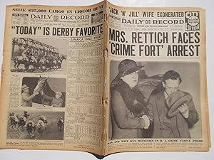 Seller image for Daily Record (Saturday, May 4, 1935): Boston's Home Picture Newspaper (Cover Headline: MRS. [Margaret] RETTICH FACES 'CRIME FORT' ARREST) for sale by Bloomsbury Books
