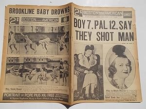 Image du vendeur pour Boston Evening American (Tuesday, March 7, 1939 SUNSET EDITION) Newspaper (Cover Headline: BOY 7, PAL 12, SAY THEY SHOT MAN) mis en vente par Bloomsbury Books