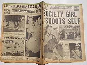 Image du vendeur pour Boston Evening American (Tuesday, June 20, 1939 SUNSET EDITION) Newspaper (Cover Headline: SOCIETY GIRL SHOOTS SELF) mis en vente par Bloomsbury Books