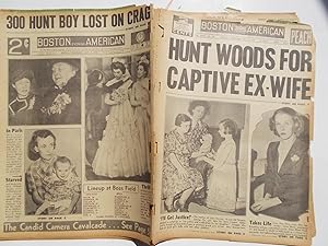 Image du vendeur pour Boston Evening American (Wednesday, July 19, 1939) Newspaper (Cover Headline: HUNT WOODS FOR CAPTIVE EX-WIFE) mis en vente par Bloomsbury Books