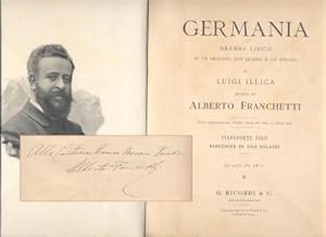 Germania. Dramma lirico in un prologo, due quadri e un epilogo di Luigi Illica MUSICA di Alberto ...