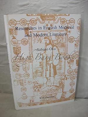 Researches in English Medieval and Modern Literature