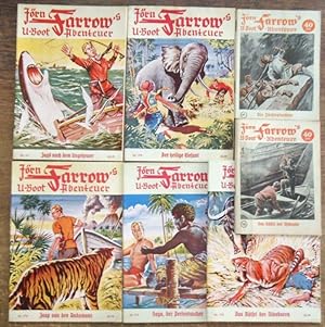 Jörn Farrow's U-Boot-Abenteuer. Konvolut mit 39 Heften und 2 Beigaben: 1) Nr. 170 - Der heilige E...