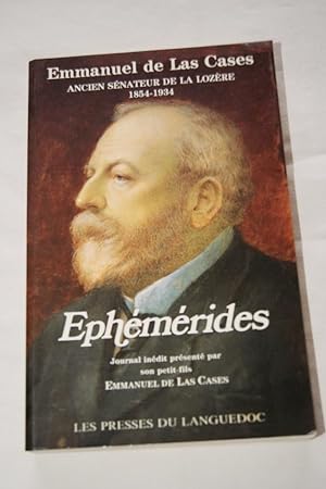 Seller image for Emmanuel de LAS CASES ANCIEN SENATEUR DE LA LOZERE 1854-1934 EPHEMERIDES-JOURNAL INEDIT for sale by Librairie RAIMOND