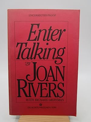 Seller image for Enter Talking (Uncorrected Proof) for sale by Shelley and Son Books (IOBA)