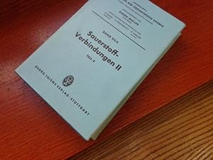 Seller image for Methoden der organischen Chemie (Houben-Weyl). Band VII/4: Sauerstoffverbindungen II, Teil 4 for sale by suspiratio - online bcherstube